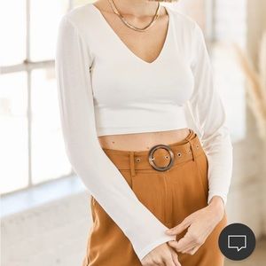 Cropped long sleeve